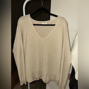 Beige Knit Sweater